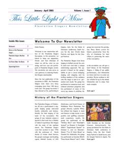 2Plantation newsletter vol1.issue1