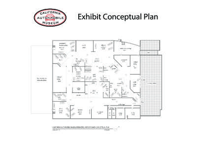 Exhibit Conceptual Plan  5 hotrods/low riders/