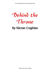 EntrantWindhammer Prize for Short Gamebook Fiction  Behind the Throne By Kieran Coghlan