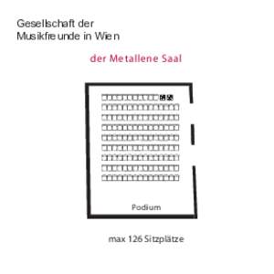 Gesellschaft der Musikfreunde in Wien der Metallene Saal Podium