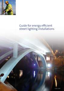 Guide for energy efficient street lighting installations 2  Guide 2007