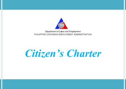 Philippine Overseas Employment Administration / Philippine Health Insurance Corporation / Fee