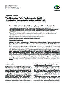 Hindawi Publishing Corporation Epidemiology Research International Volume 2014, Article ID[removed], 9 pages http://dx.doi.org[removed][removed]Research Article