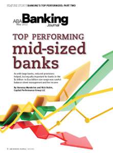 feature story | BANKING’S TOP PERFORMERS: Part Two  Banking ABA