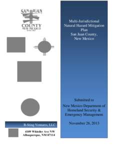 Multi-Jurisdictional Natural Hazard Mitigation Plan San Juan County, New Mexico