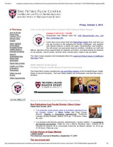 Medical ethics / Joseph H. Flom / I. Glenn Cohen / Harvard Law School / Bioethics