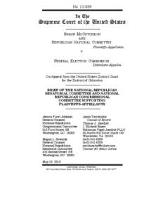 Buckley v. Valeo / Political action committee / Federal Election Campaign Act / Citizens United v. Federal Election Commission / Thomas J. Josefiak / Bipartisan Campaign Reform Act / National Republican Congressional Committee / Davis v. Federal Election Commission / Campaign finance evolution / Federal Election Commission / Politics / Elections in the United States