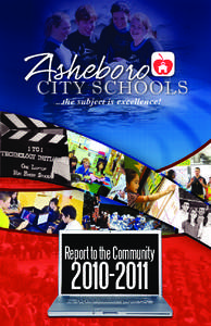 Asheboro CITY SCHOOLS subject is excellence! ...the subject...the is excellence!