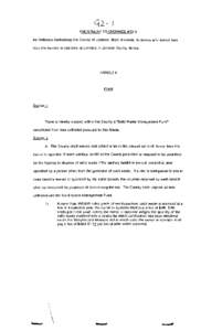 AMENDMENT TO ORDIANCE #89-3 An Ordiance Aulhorizing the County of Jackson, Slate of Illinois, to assess and collect fees from lhe owners or opeators or Landfills in Jackson County, Illinois. ARTICLE II