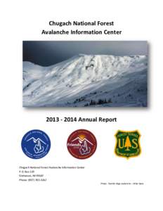 Chugach National Forest Avalanche Information CenterAnnual Report  Chugach National Forest Avalanche Information Center