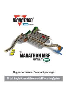 THE  MARATHON MRF POWERED BY  What’s next.