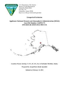 Southeast Fairbanks Census Area /  Alaska / Valdez–Cordova Census Area /  Alaska / Impact assessment / Bureau of Land Management / Denali Highway / Glennallen /  Alaska / Alaska National Interest Lands Conservation Act / Environmental impact assessment / Federal Land Policy and Management Act / United States / Environment / Conservation in the United States