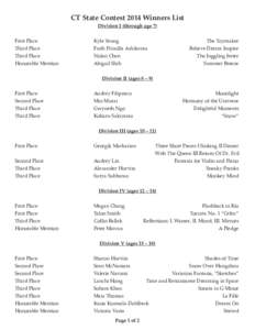 2014 State Contest Results.indd