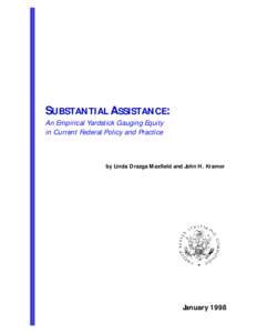 Substancial Subsistance - January 1998