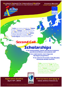 Academic Network for International Mobility: Cuba, Chile, Ecuador, Venezuela and Europe Reaching for Excellence Erasmus Mundus  External Cooperation Window