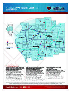 HealthLink OAII Hospital Locations – Central Illinois La Salle County