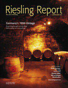 Riesling Report The voice of Riesling