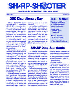 Volume 4, Issue 6  December, [removed]Discretionary Day