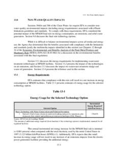 Chapters[removed]U.S. EPA, Technical Development Document of the Final Metal Products & Machinery Rule