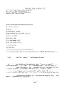 589418992-42397-16434-185-210 From: Marcia K McNutt <mcnutt@usgs.gov> Sent: wed, 4 Aug 2010 15:08:13 To: GS FOIA 0105 <foia0105@usgs.gov> subject: Fw: intermittency