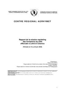 Rapport de mission marketing  Yaound et  Librevelle