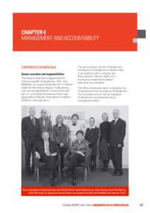 Management and accountability—Chapter 4—Commonwealth Ombudsman annual report[removed]