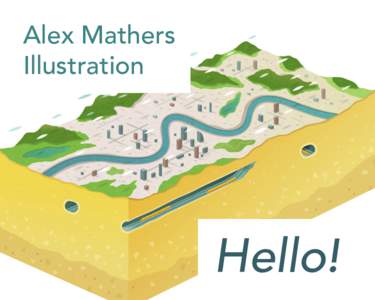 Alex Mathers Illustration Hello!  I’m a digital illustrator