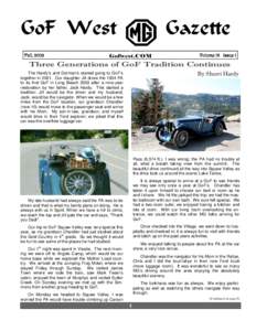 MG F / MG TF / MG Cars / Transport / Private transport / MG Car Club