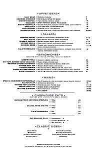 VCH LUNCH MENU September 2014