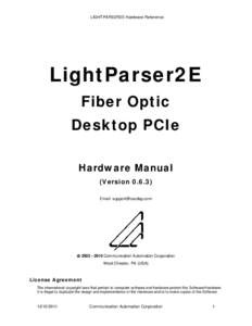 LightParser Desktop PCI short card