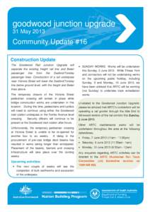 Microsoft Word - Goodwood Junction Update Number[removed]May 2013