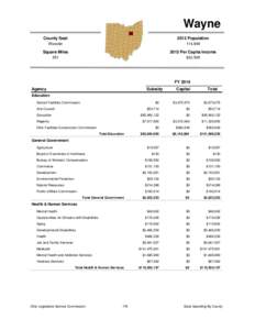 Wayne County Seat 2012 Population  Wooster