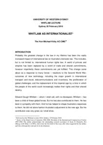 Nuclear weapons / Human rights / Nuclear Non-Proliferation Treaty / Nuclear proliferation / Whitlam Government / Gough Whitlam / Jenny Hocking / Arms control / International human rights law / International relations / Human rights instruments / International law