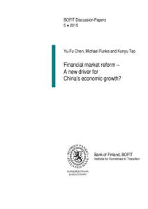 Financial market reform – A new driver for China’s economic growth?