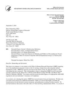 Adrenal gland disorders / Ethics / Cytochrome P450 / Intersexuality / Pediatrics / Congenital adrenal hyperplasia due to 21-hydroxylase deficiency / Institutional review board / Congenital adrenal hyperplasia / Dexamethasone / Clinical research / Health / Medicine