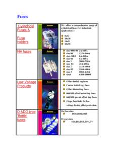 Technology / Fuse / Safety equipment / Detonators / Breaking capacity / Electricity / IEC 60269 / Electrical components / Electrical wiring / Electromagnetism