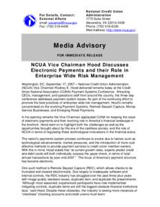 Credit union / Finance / Economy of the United States / Government / Corporate credit union / NCUA Corporate Stabilization Program / Bank regulation in the United States / National Credit Union Administration / National Credit Union Share Insurance Fund