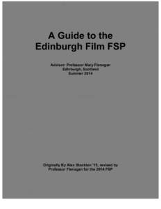 Edinburgh Guide-Summer2014