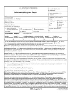 U.S. DEPARTMENT OF COMMERCE  2. Award Or Grant Number[removed]M09035