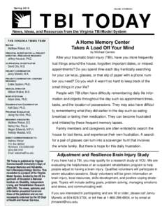 Spring 2015 TBI TODAY TBI TODAY Page 1