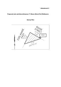 Attachment 2  Proposed sale and discontinuance 71 Rouse Street Port Melbourne Survey Plan