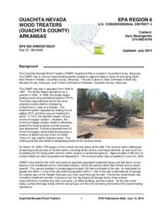 OUACHITA-NEVADA WOOD TREATERS (OUACHITA COUNTY) ARKANSAS  EPA REGION 6