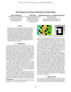 Portal-Based True-Distance Heuristics for Path Finding