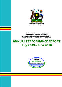 i  Annual Performance ReportTHE REPUBLIC OF UGANDA