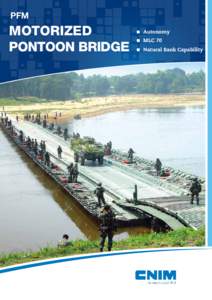 Pfm  MOTORIZED PONTOON BRIDGE   Autonomy