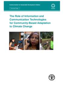 Communication for Sustainable Development Initiative  7 Technical Paper