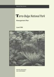 Tarra-Bulga National Park Management Plan 1996