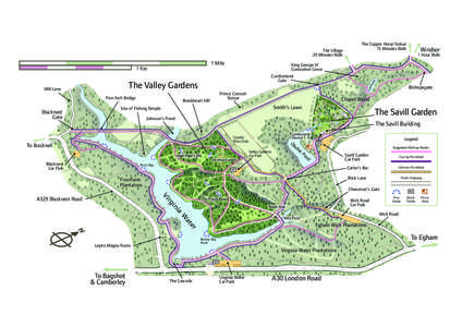 Savill Garden / Egham / Leptis Magna / Surrey / Windsor Great Park / Counties of England