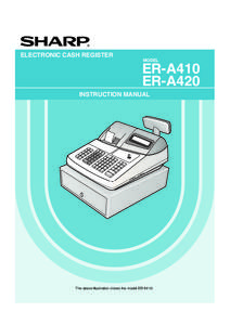 ER-A410/A420  ELECTRONIC CASH REGISTER