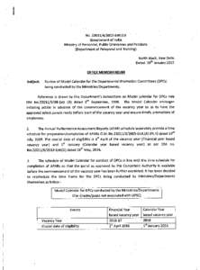 No[removed]Estt.(D) Government of India Ministry of Personnel, Public Grievances and Pensions (Department of Personnel and Training) North Block, New Delhi Dated: 28th January 2015